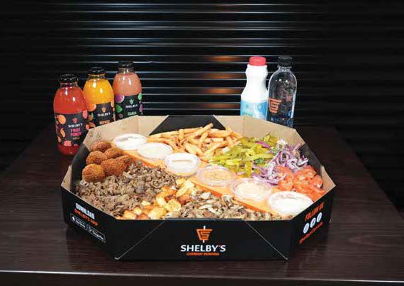 Shelby's Legendary Shawarma Franchise Opportunity, box of food